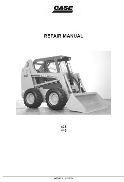 case 445 skid steer service manual|case 445 series 3 specs.